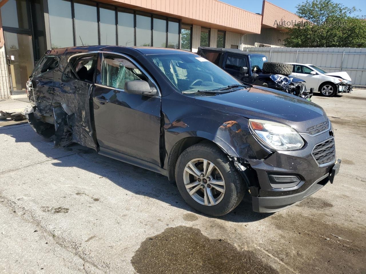 2016 Chevrolet Equinox Ls Charcoal vin: 2GNFLEEK9G6266988