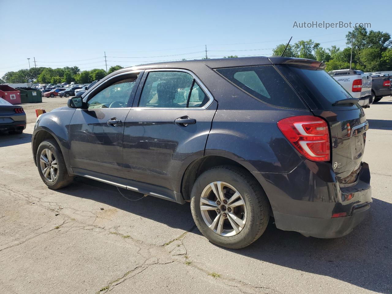 2016 Chevrolet Equinox Ls Charcoal vin: 2GNFLEEK9G6266988