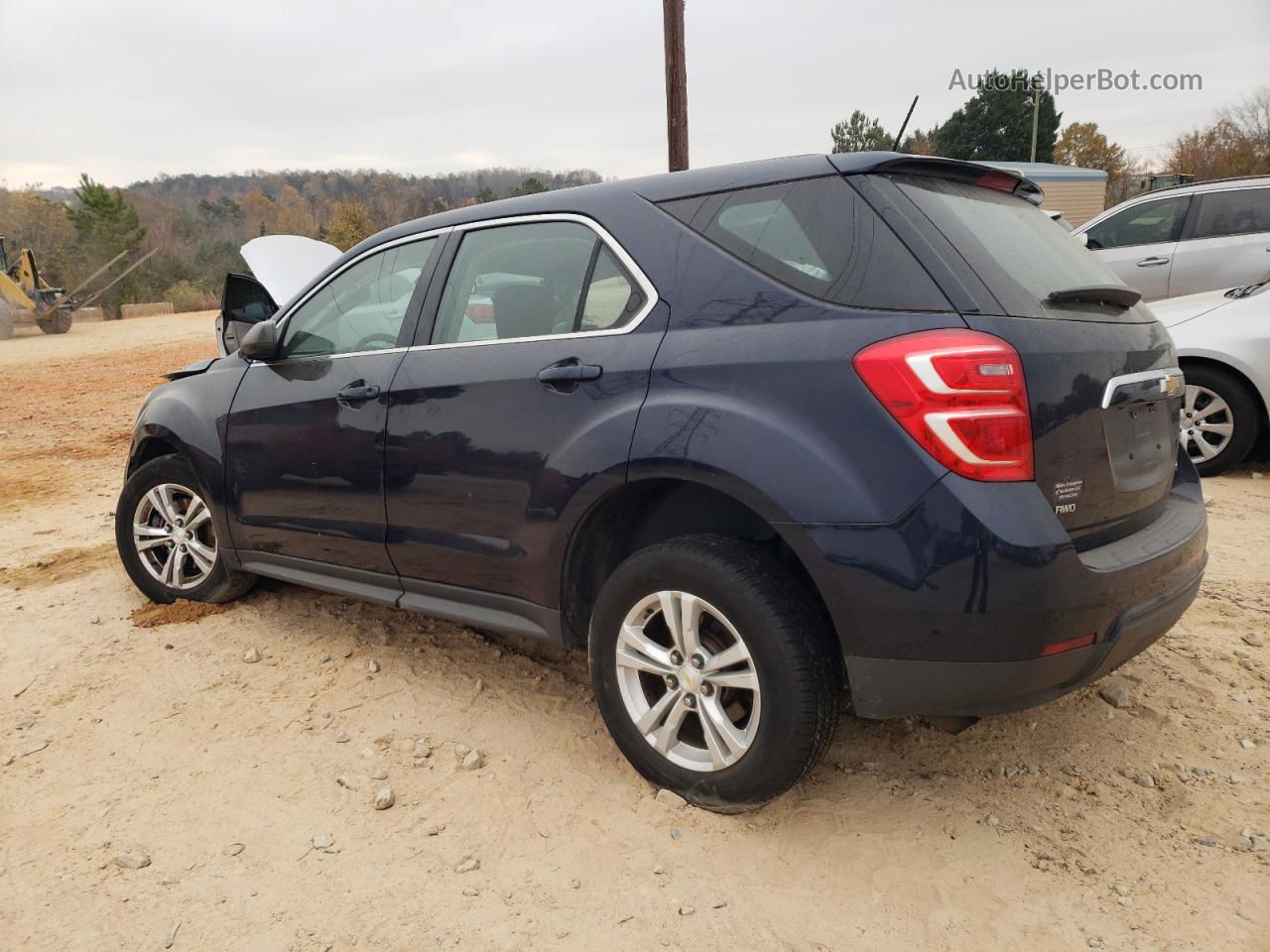 2016 Chevrolet Equinox Ls Blue vin: 2GNFLEEK9G6270538