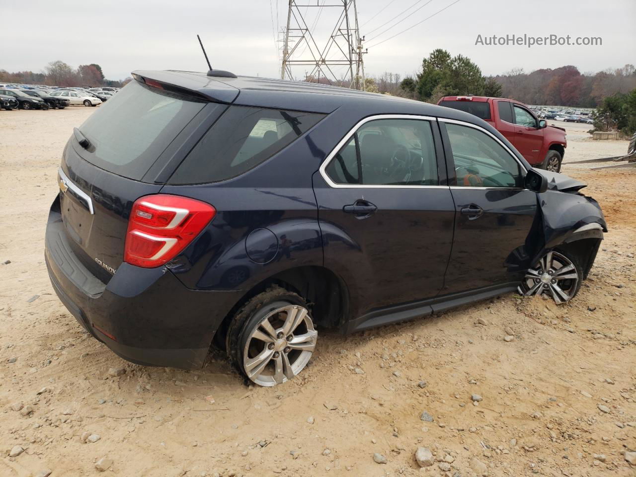 2016 Chevrolet Equinox Ls Blue vin: 2GNFLEEK9G6270538