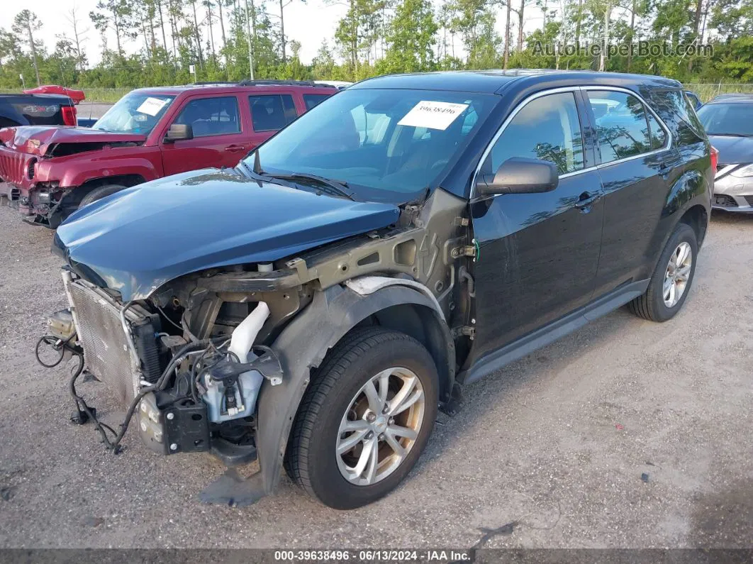 2017 Chevrolet Equinox Ls Black vin: 2GNFLEEK9H6233278