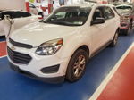 2017 Chevrolet Equinox Ls White vin: 2GNFLEEK9H6332733