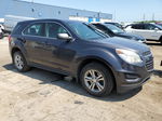 2016 Chevrolet Equinox Ls Blue vin: 2GNFLEEKXG6183294