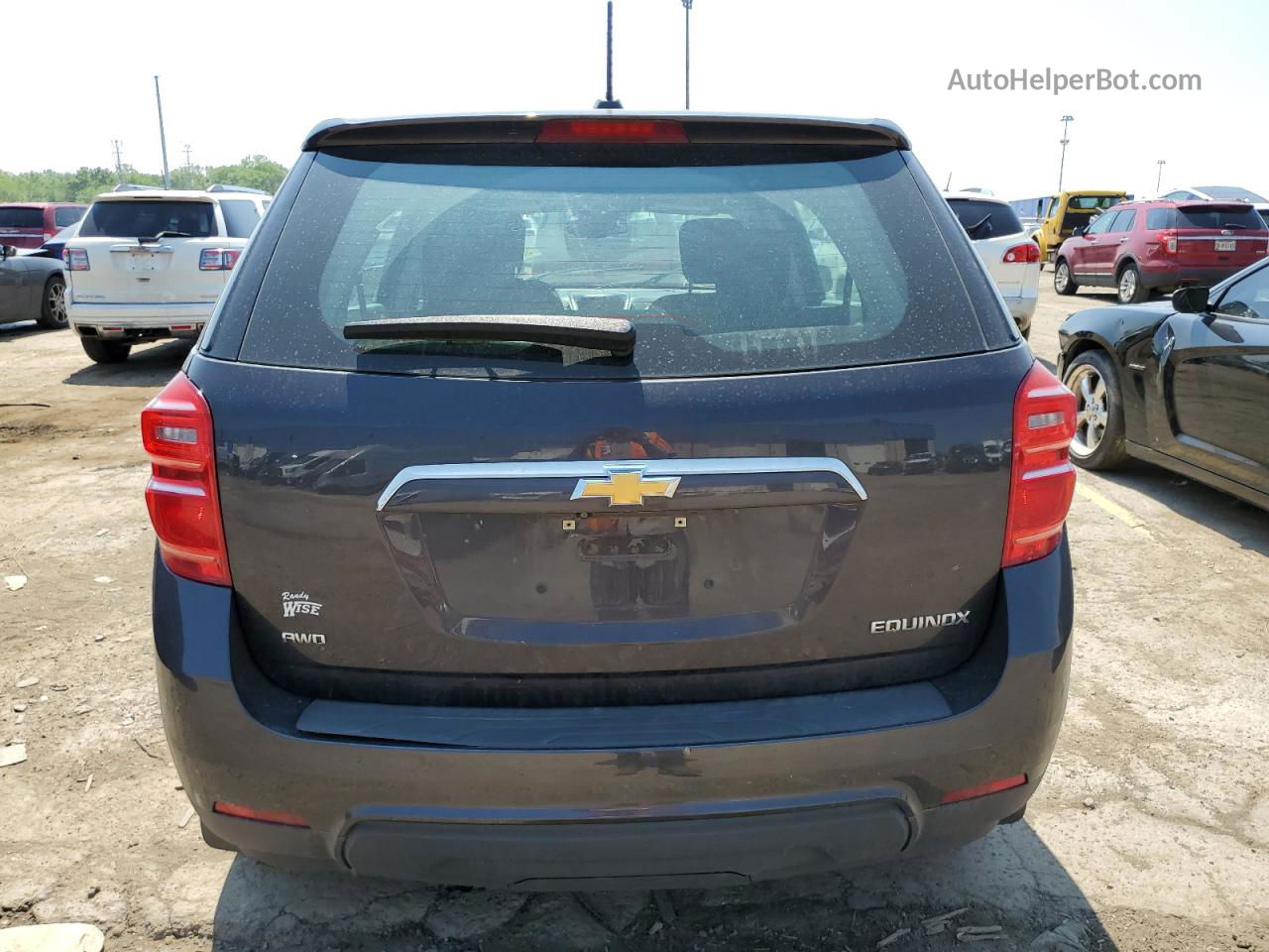 2016 Chevrolet Equinox Ls Blue vin: 2GNFLEEKXG6183294