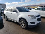 2016 Chevrolet Equinox Ls White vin: 2GNFLEEKXG6349152