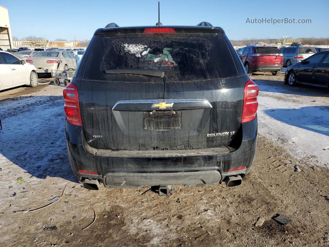 2016 Chevrolet Equinox Lt Black vin: 2GNFLFE33G6158557