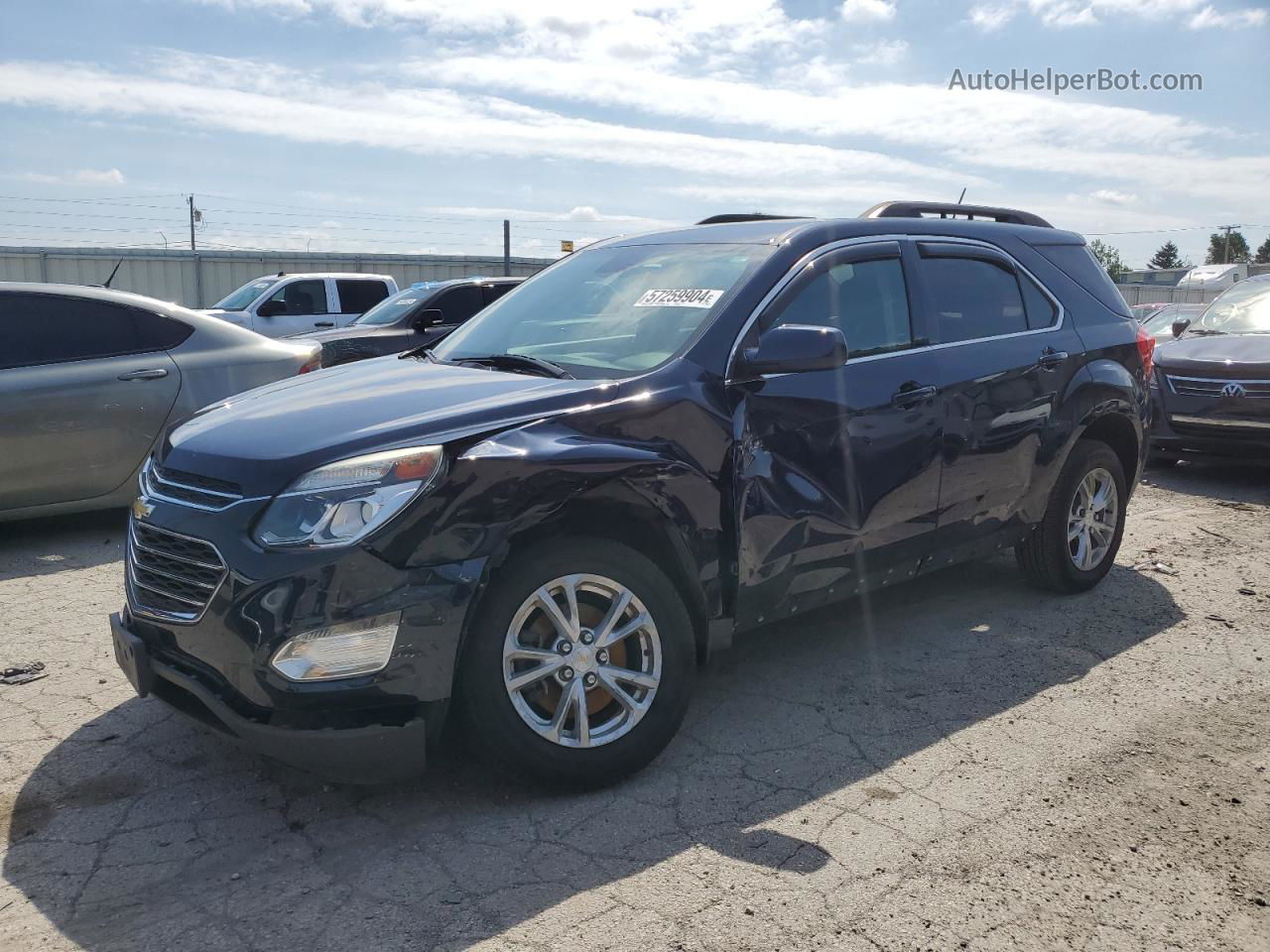 2016 Chevrolet Equinox Lt Blue vin: 2GNFLFE33G6269609