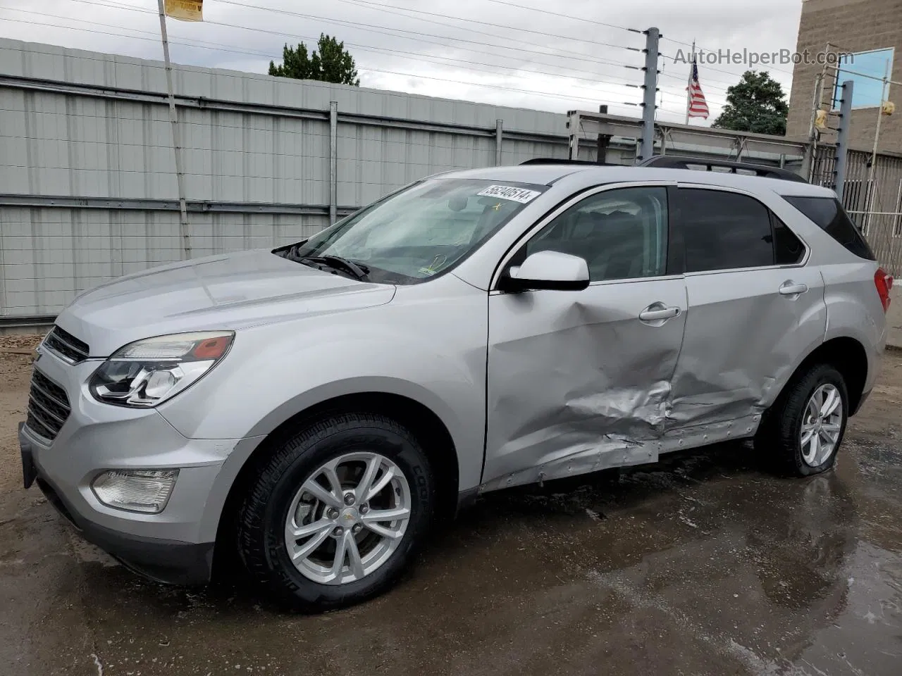 2016 Chevrolet Equinox Lt Серебряный vin: 2GNFLFE34G6158082