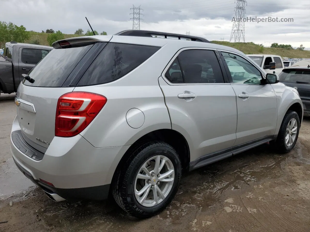 2016 Chevrolet Equinox Lt Серебряный vin: 2GNFLFE34G6158082