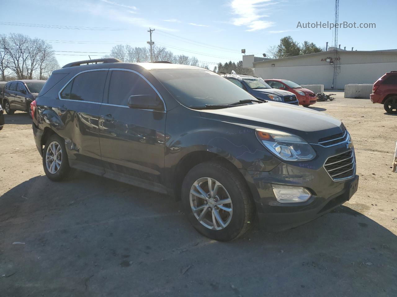 2017 Chevrolet Equinox Lt Серый vin: 2GNFLFE34H6239925