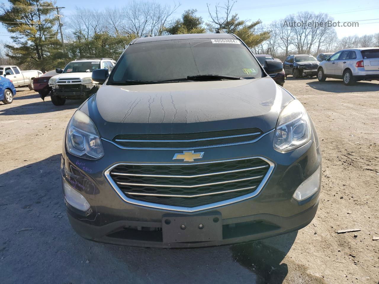 2017 Chevrolet Equinox Lt Gray vin: 2GNFLFE34H6239925