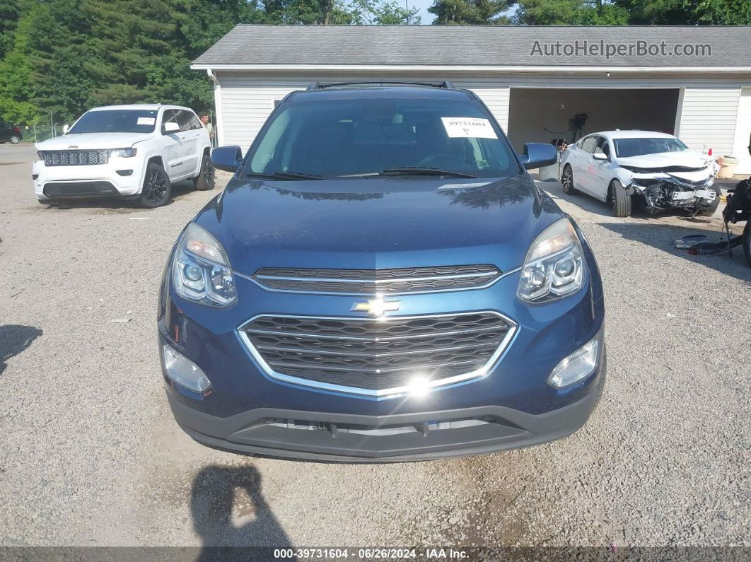 2017 Chevrolet Equinox Lt Синий vin: 2GNFLFE35H6154978