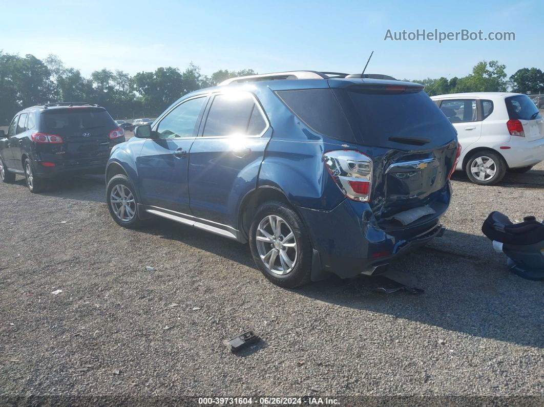 2017 Chevrolet Equinox Lt Синий vin: 2GNFLFE35H6154978