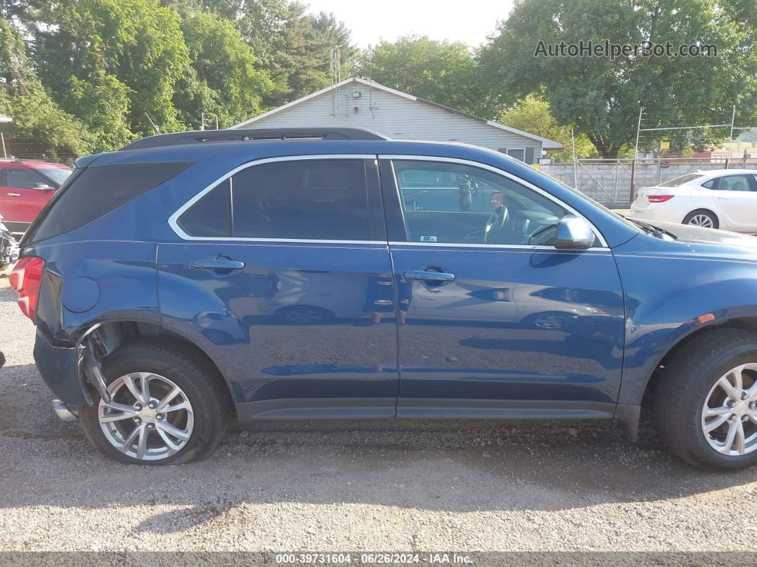 2017 Chevrolet Equinox Lt Синий vin: 2GNFLFE35H6154978