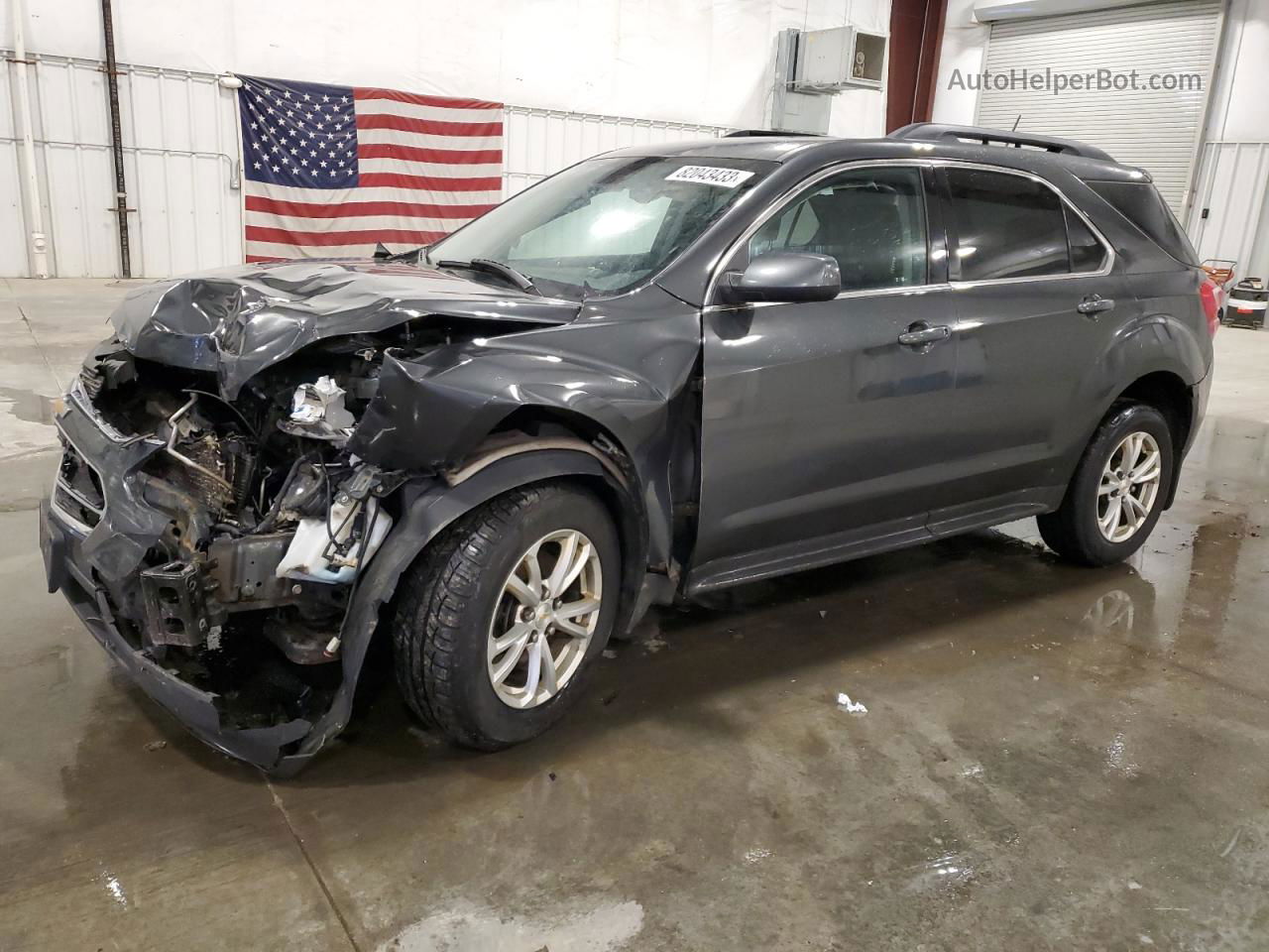 2017 Chevrolet Equinox Lt Gray vin: 2GNFLFE35H6262775