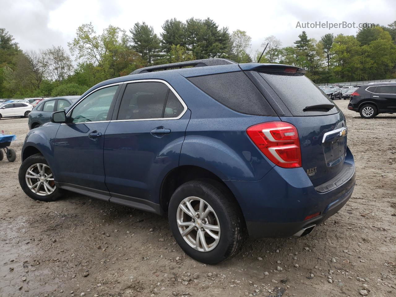 2016 Chevrolet Equinox Lt Синий vin: 2GNFLFE38G6299334