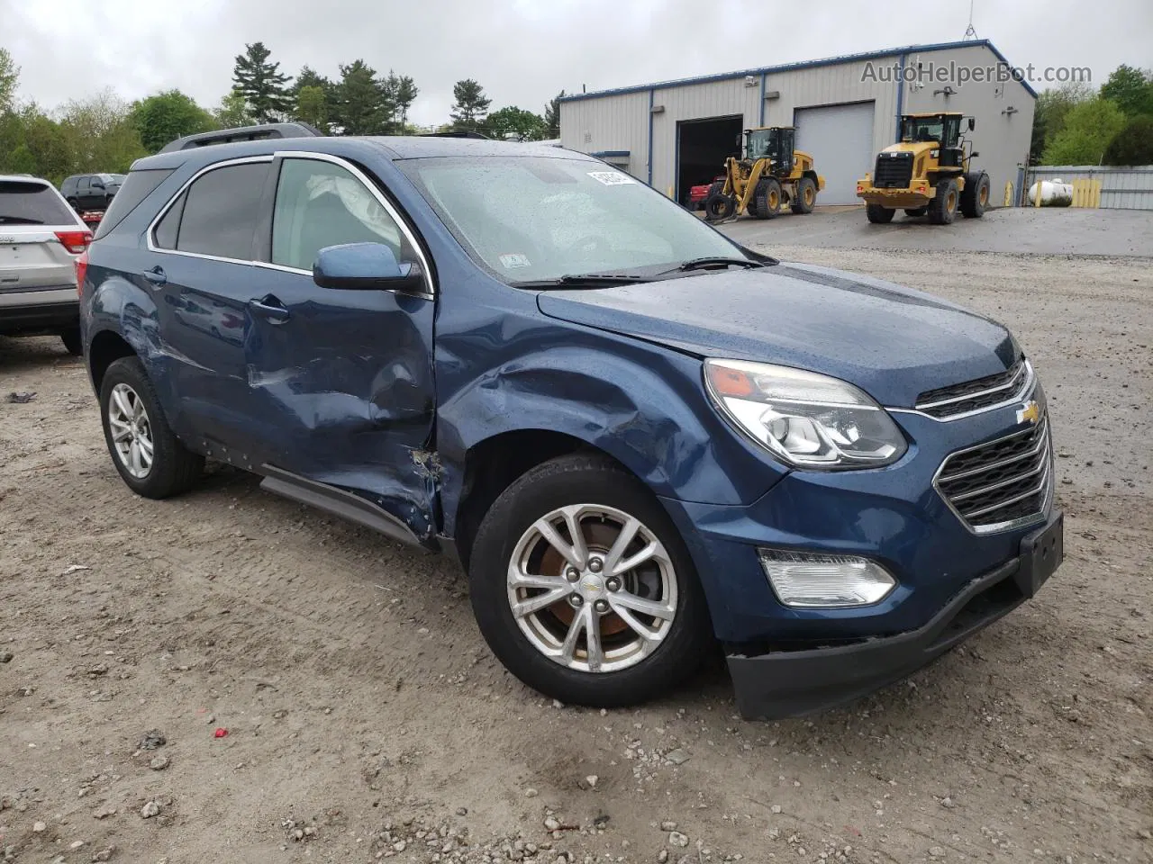 2016 Chevrolet Equinox Lt Синий vin: 2GNFLFE38G6299334