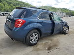 2017 Chevrolet Equinox Lt Синий vin: 2GNFLFE39H6164610