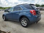 2017 Chevrolet Equinox Lt Синий vin: 2GNFLFE39H6164610