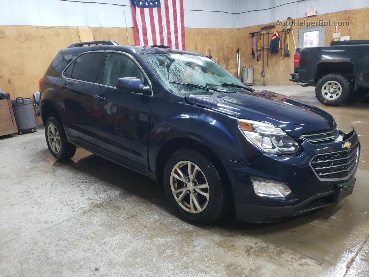 2017 Chevrolet Equinox Lt Синий vin: 2GNFLFE3XH6249021