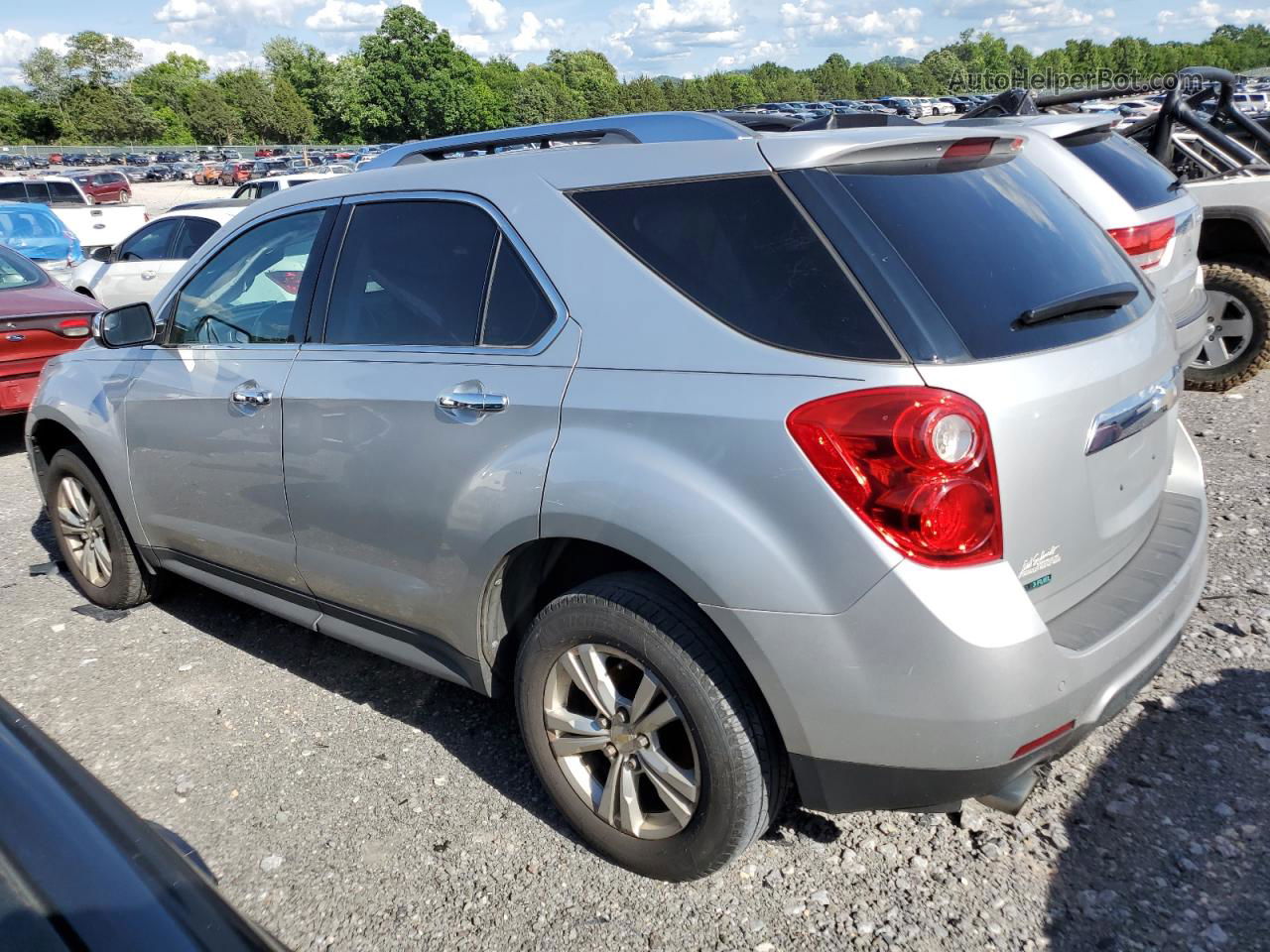 2012 Chevrolet Equinox Ltz Silver vin: 2GNFLFE51C6161212