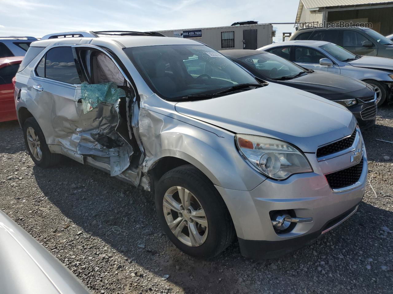 2012 Chevrolet Equinox Ltz Silver vin: 2GNFLFE51C6161212