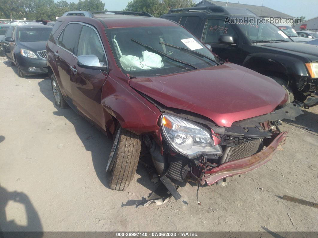 2012 Chevrolet Equinox Ltz Red vin: 2GNFLFE54C6280226