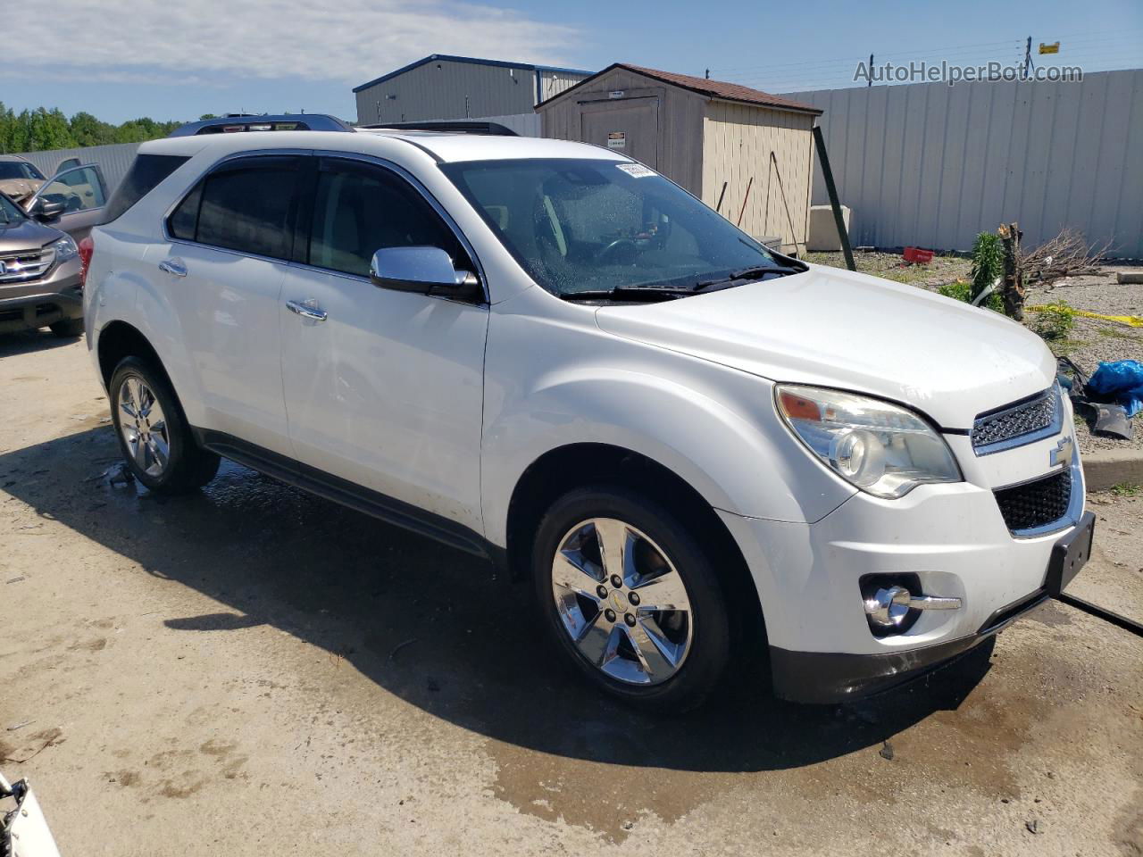 2012 Chevrolet Equinox Ltz White vin: 2GNFLFE59C6303015