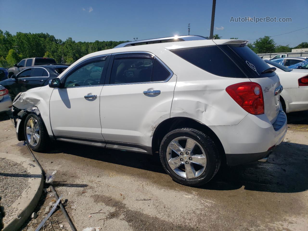 2012 Chevrolet Equinox Ltz White vin: 2GNFLFE59C6303015