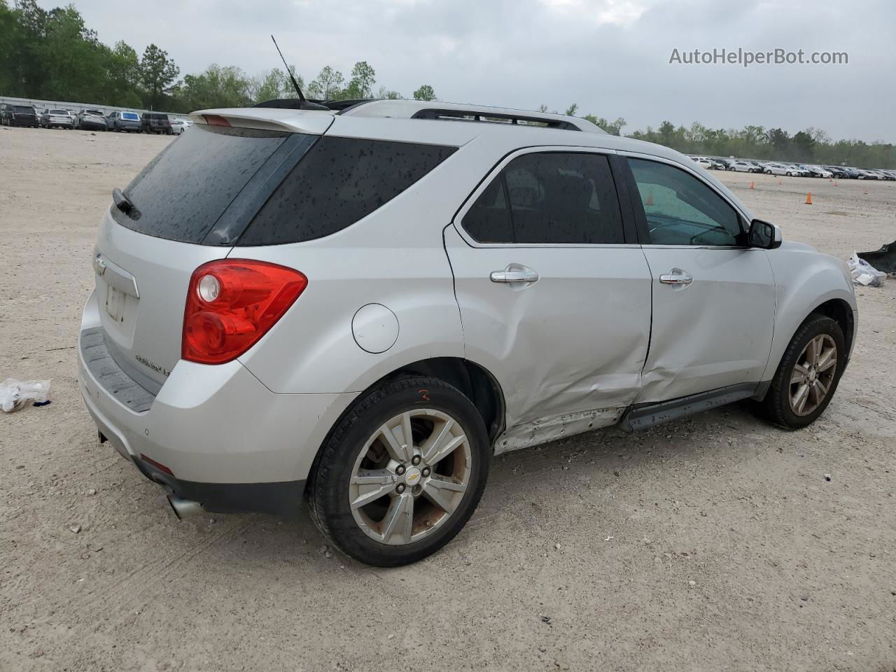 2012 Chevrolet Equinox Ltz Silver vin: 2GNFLFE5XC6284197