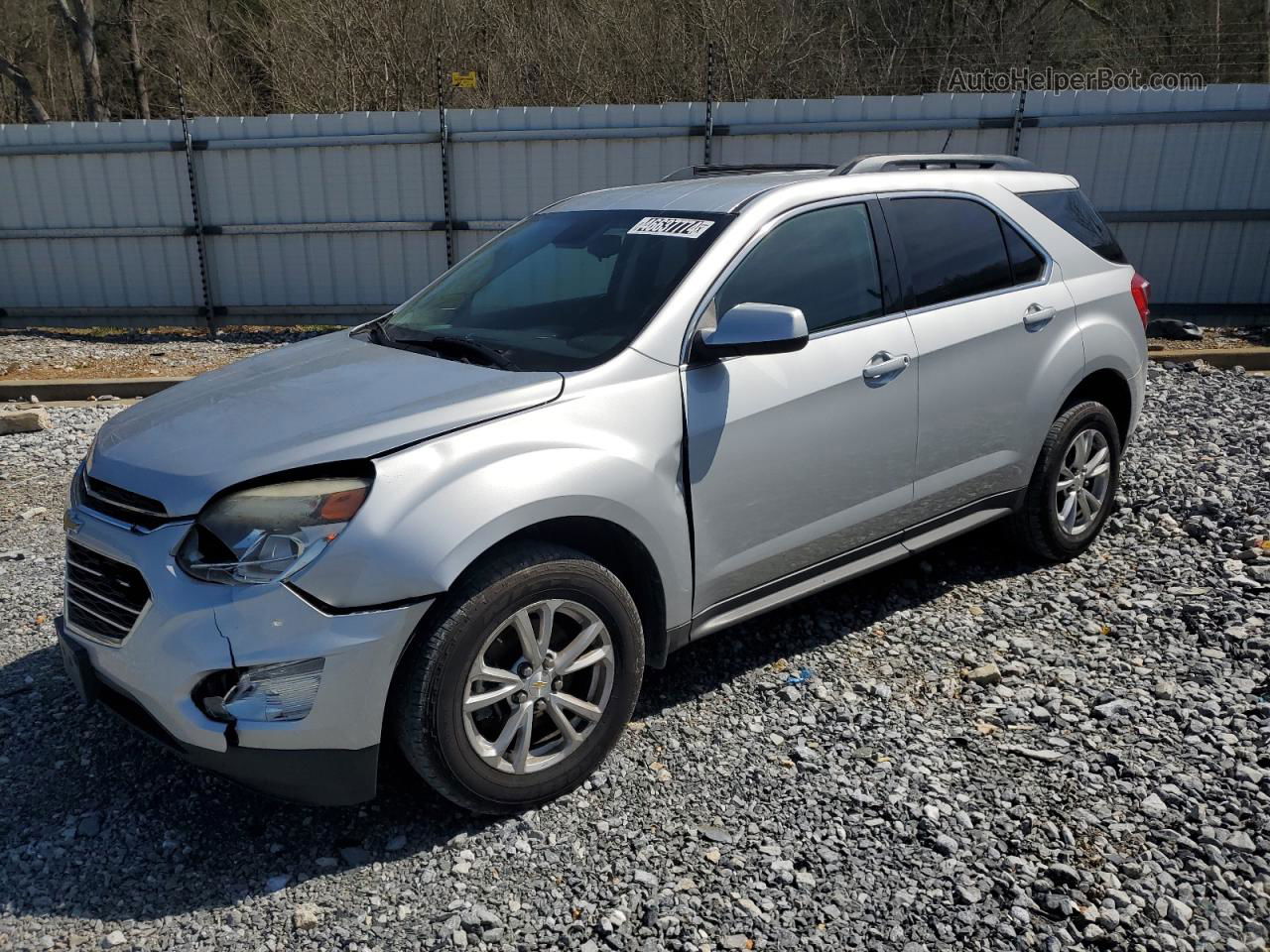 2016 Chevrolet Equinox Lt Silver vin: 2GNFLFEK0G6101613