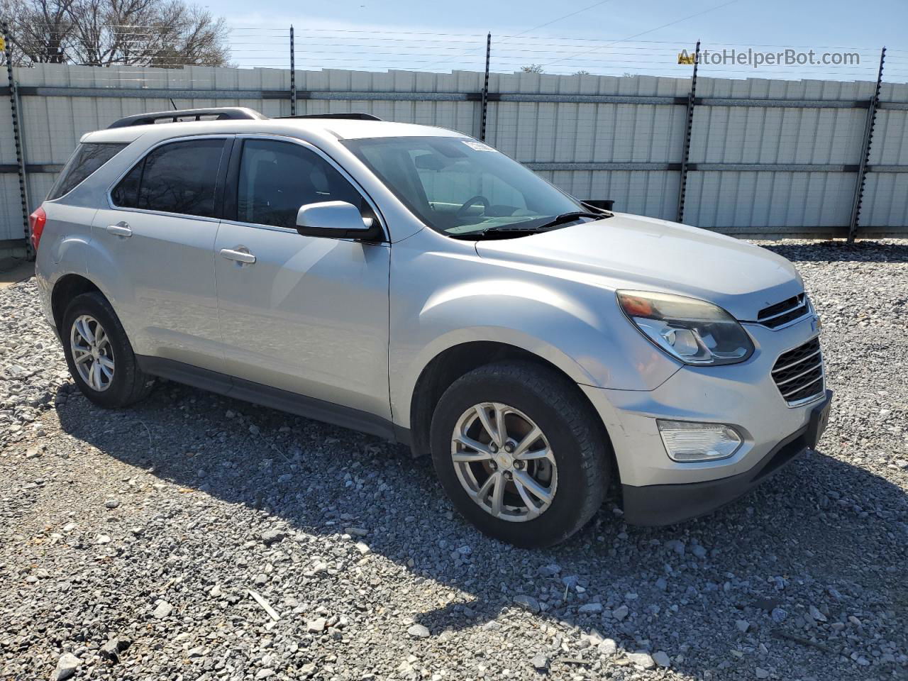 2016 Chevrolet Equinox Lt Silver vin: 2GNFLFEK0G6101613