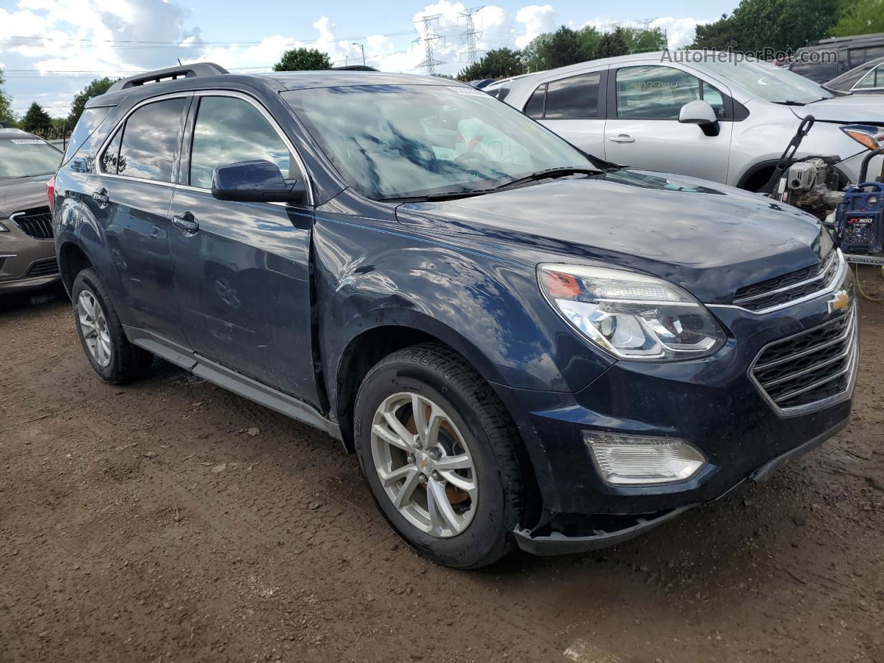 2016 Chevrolet Equinox Lt Blue vin: 2GNFLFEK0G6102311