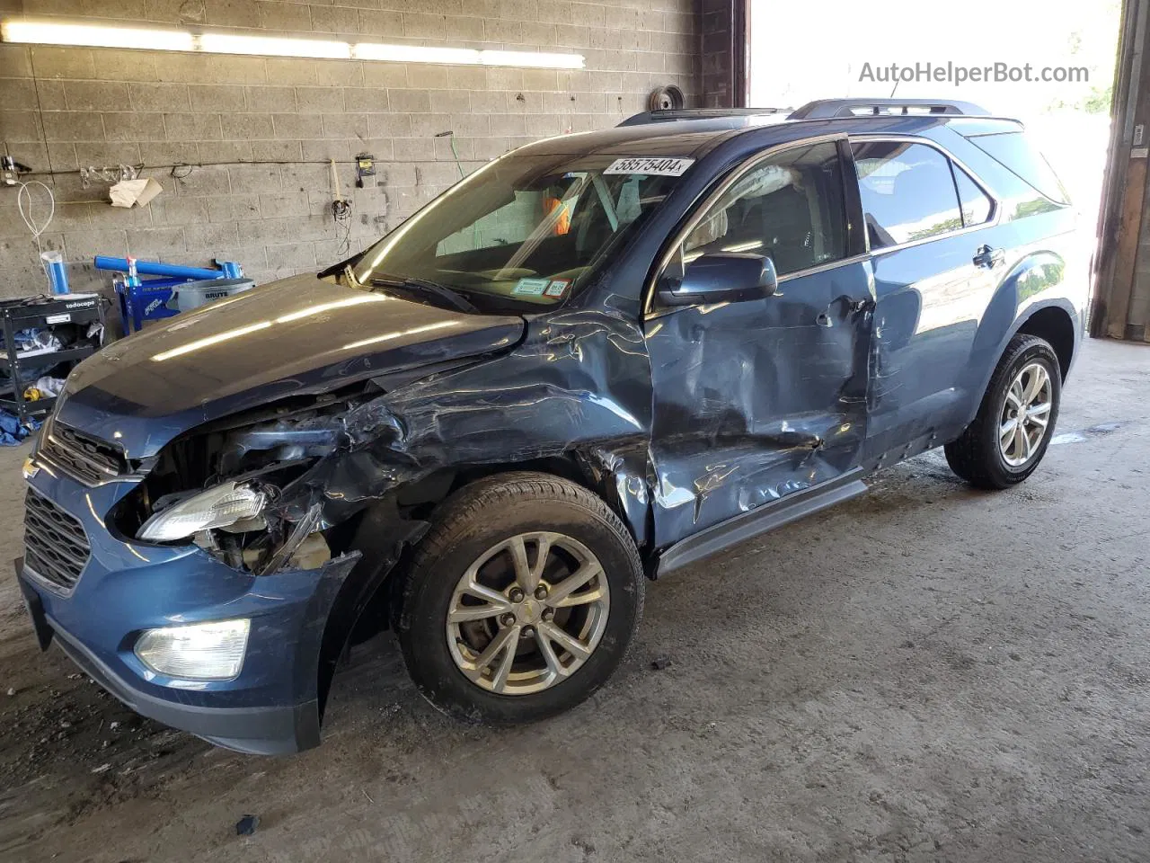 2016 Chevrolet Equinox Lt Blue vin: 2GNFLFEK0G6167501