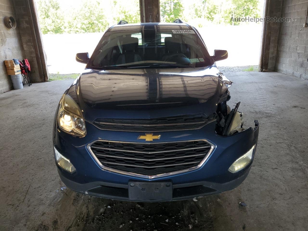 2016 Chevrolet Equinox Lt Blue vin: 2GNFLFEK0G6167501