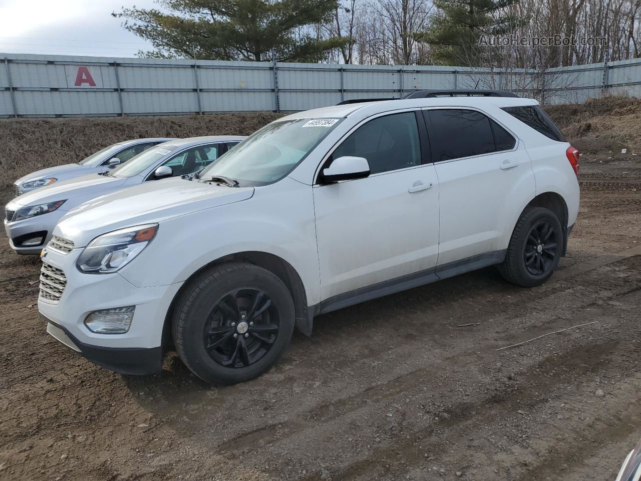 2016 Chevrolet Equinox Lt Белый vin: 2GNFLFEK0G6292692