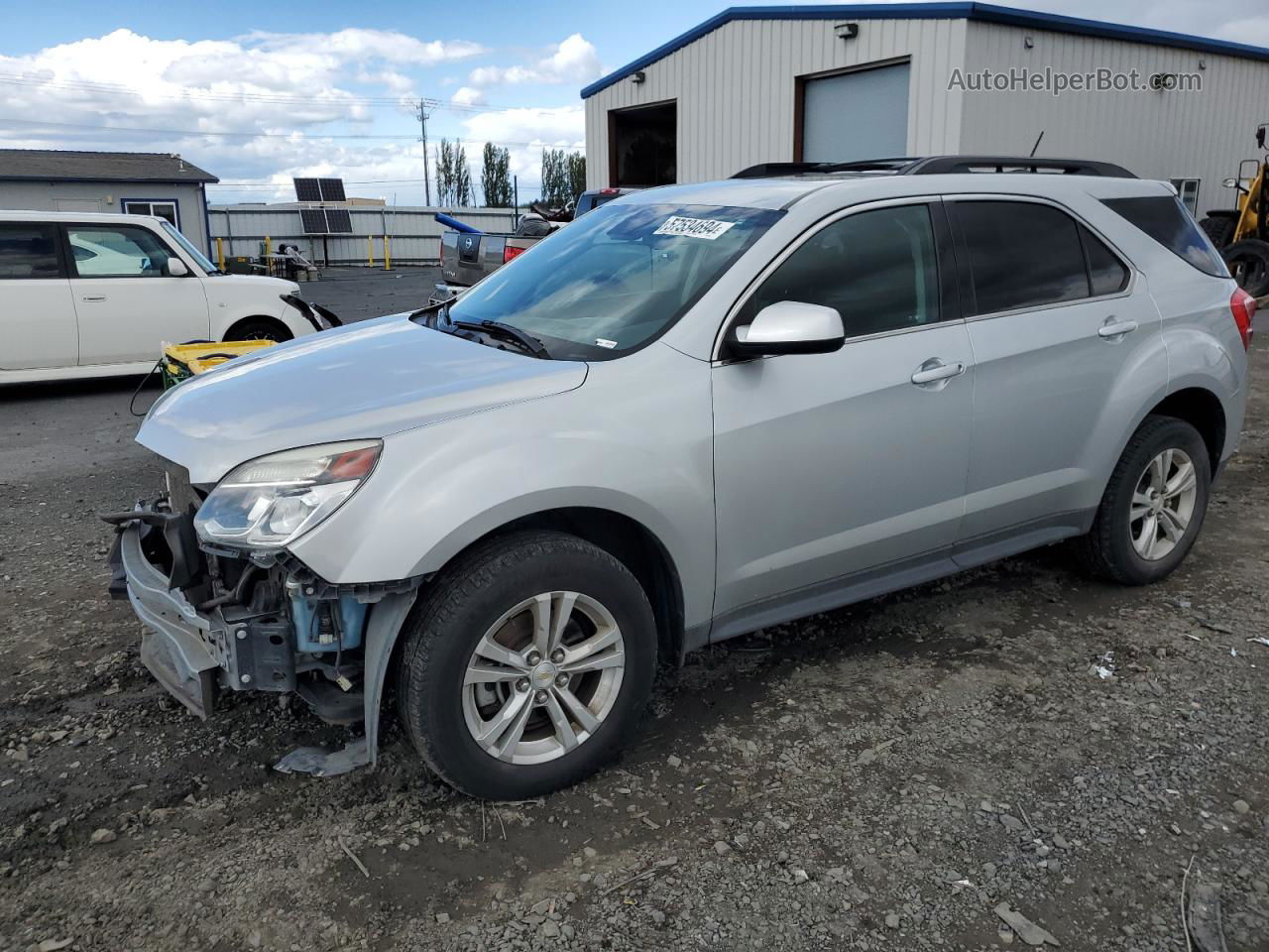 2016 Chevrolet Equinox Lt Silver vin: 2GNFLFEK0G6338635