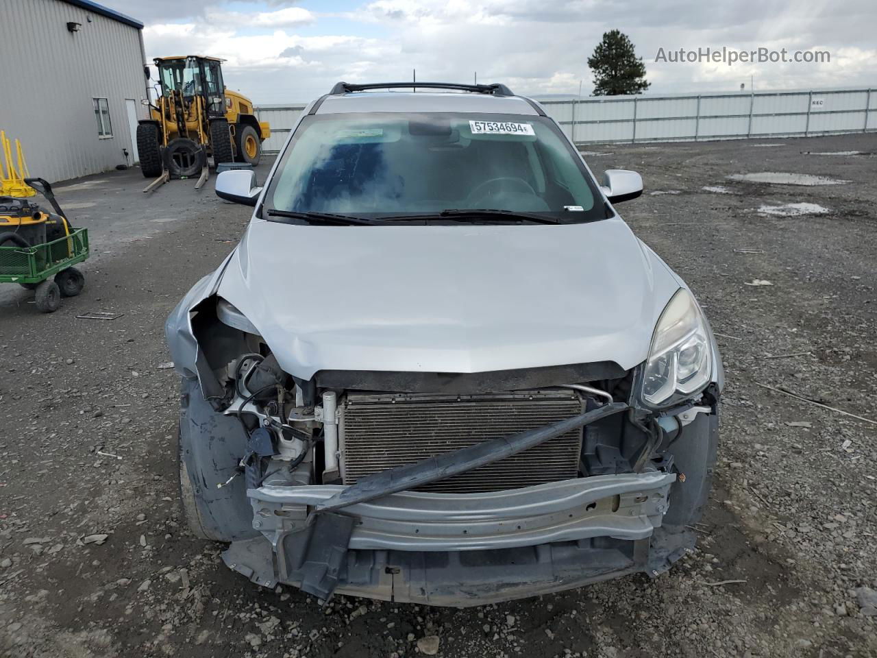 2016 Chevrolet Equinox Lt Silver vin: 2GNFLFEK0G6338635