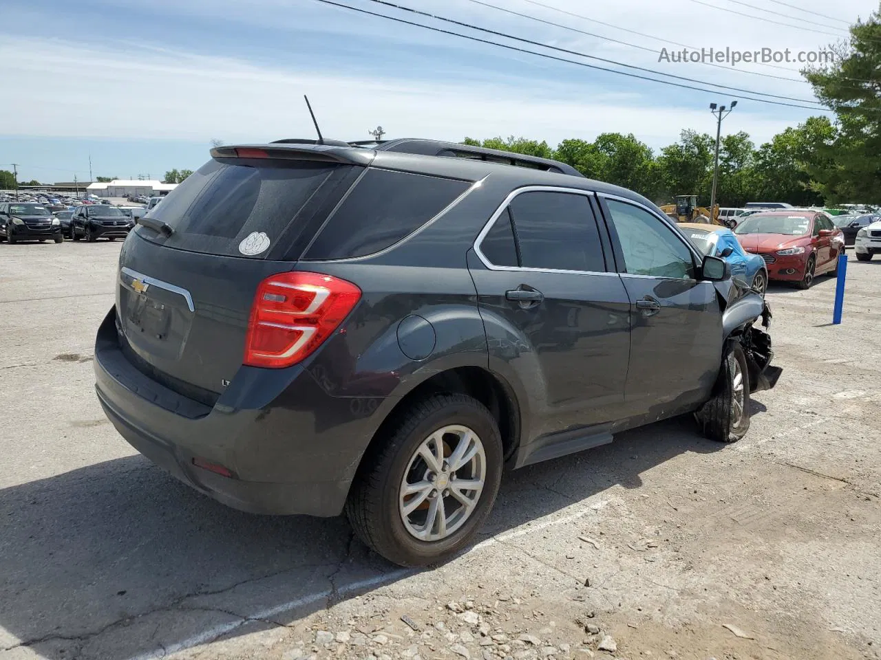 2017 Chevrolet Equinox Lt Gray vin: 2GNFLFEK0H6106229