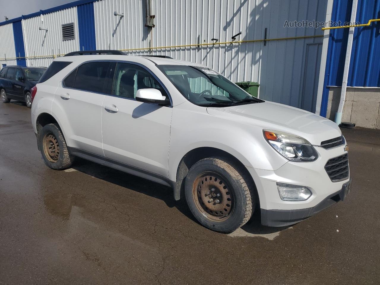 2017 Chevrolet Equinox Lt White vin: 2GNFLFEK0H6203236