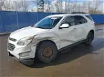 2017 Chevrolet Equinox Lt White vin: 2GNFLFEK0H6203236