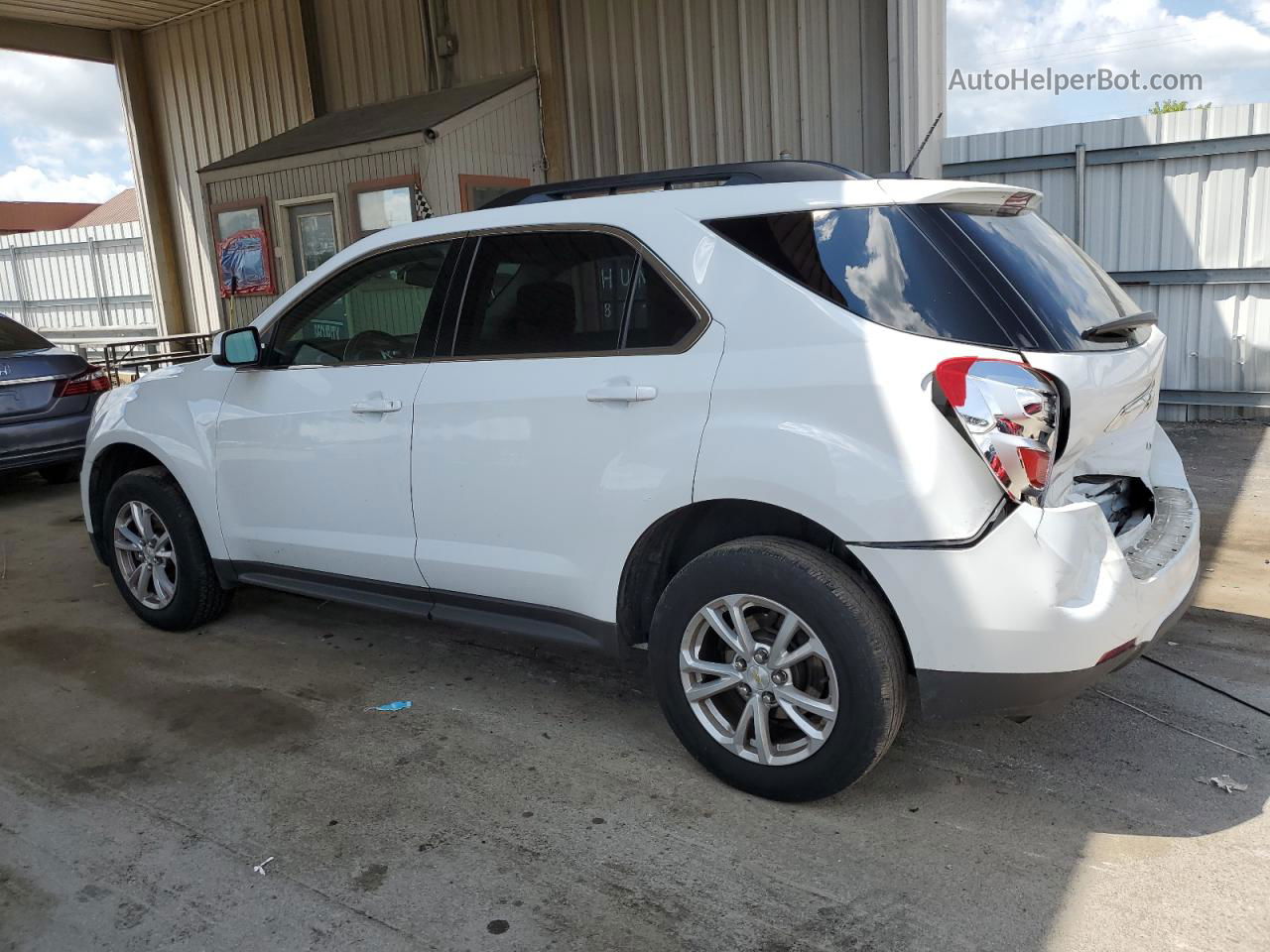 2017 Chevrolet Equinox Lt White vin: 2GNFLFEK0H6204693