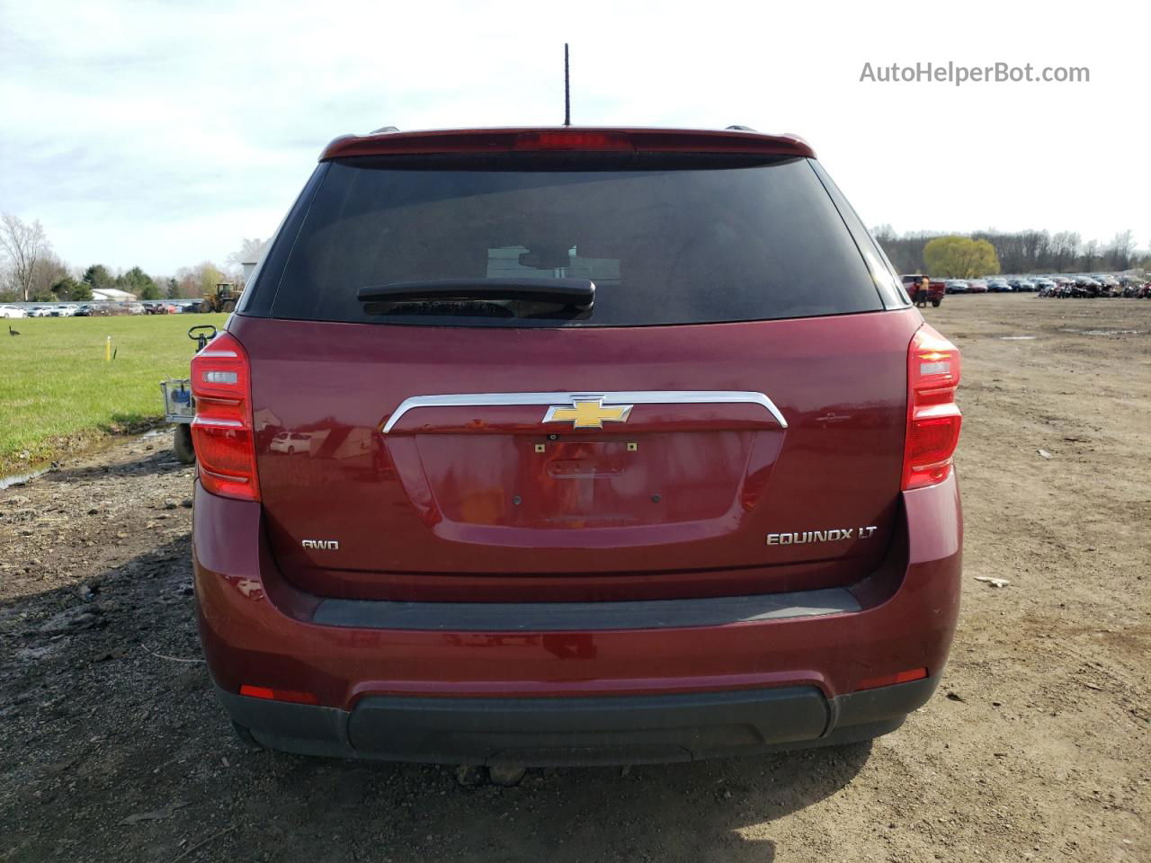 2016 Chevrolet Equinox Lt Темно-бордовый vin: 2GNFLFEK1G6133017