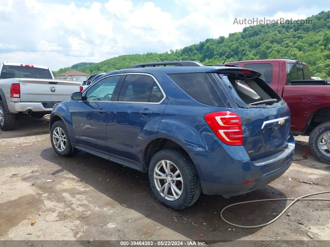 2016 Chevrolet Equinox Lt Dark Blue vin: 2GNFLFEK1G6198028