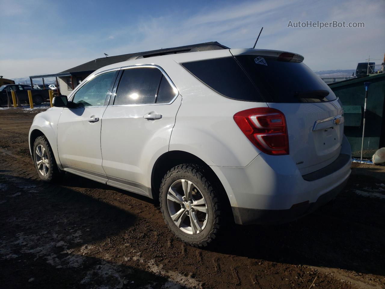 2016 Chevrolet Equinox Lt White vin: 2GNFLFEK1G6201851