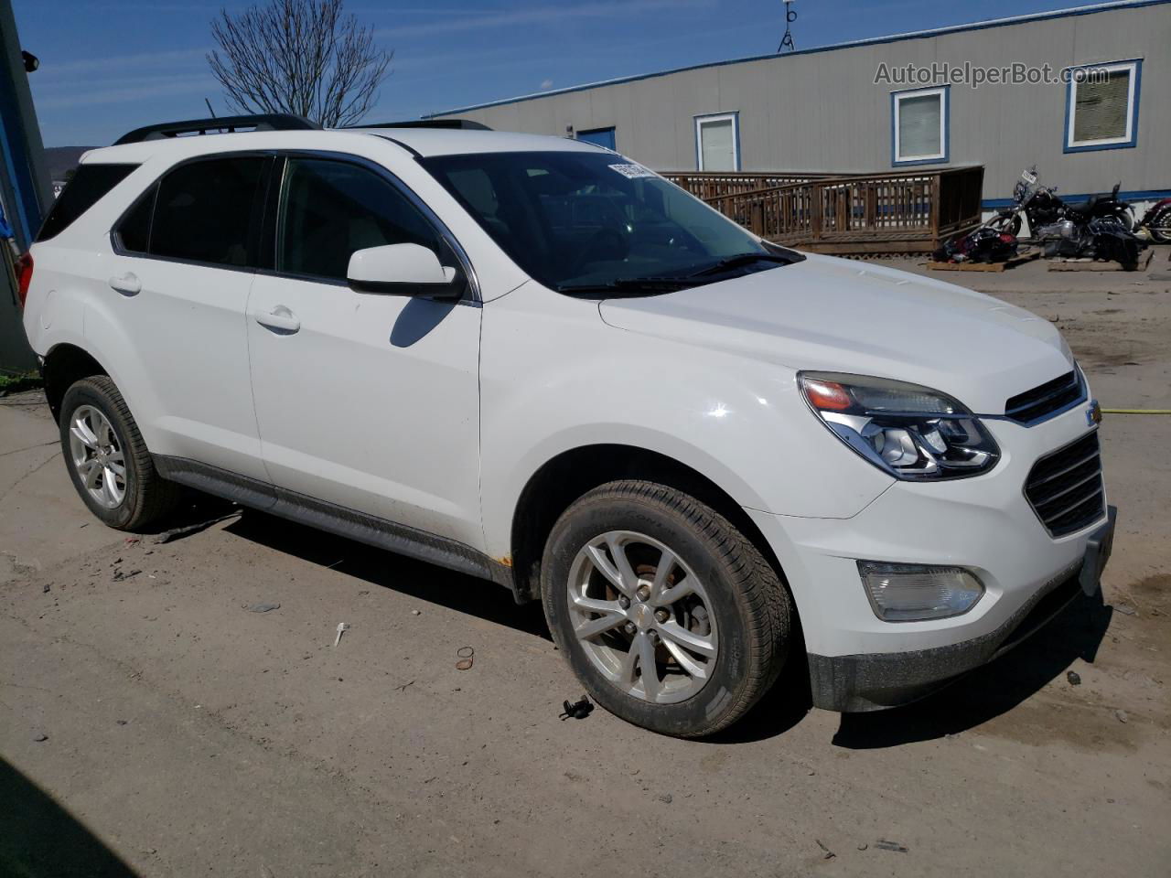 2016 Chevrolet Equinox Lt White vin: 2GNFLFEK1G6267378