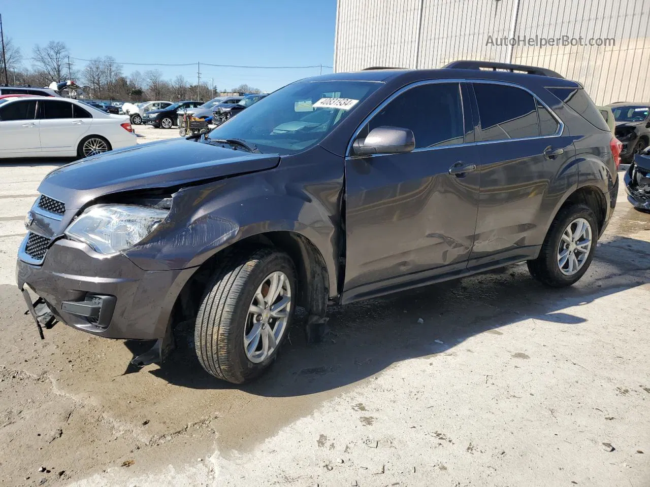 2016 Chevrolet Equinox Lt Gray vin: 2GNFLFEK1G6315302