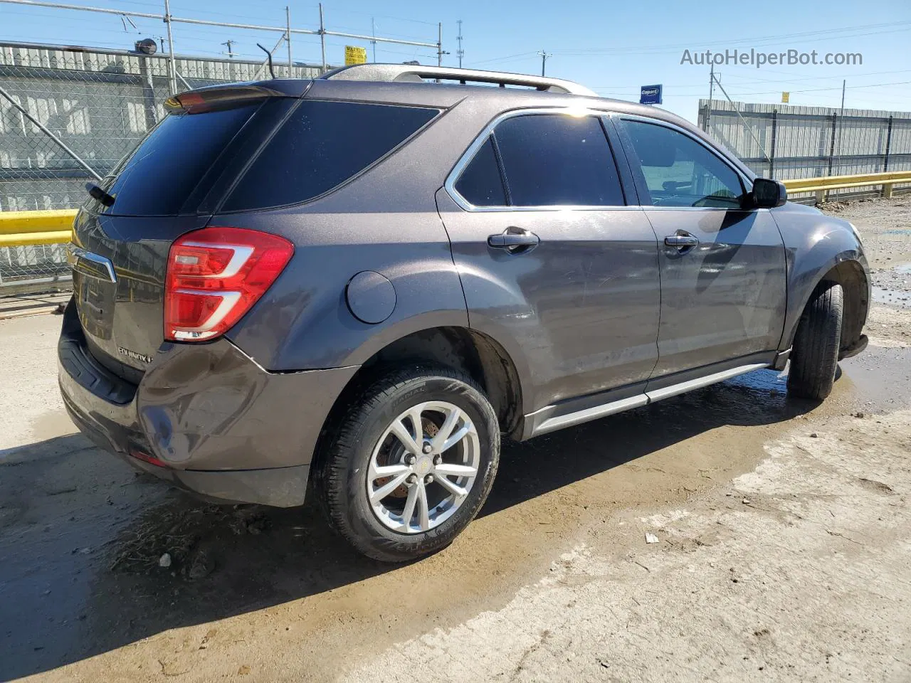 2016 Chevrolet Equinox Lt Gray vin: 2GNFLFEK1G6315302