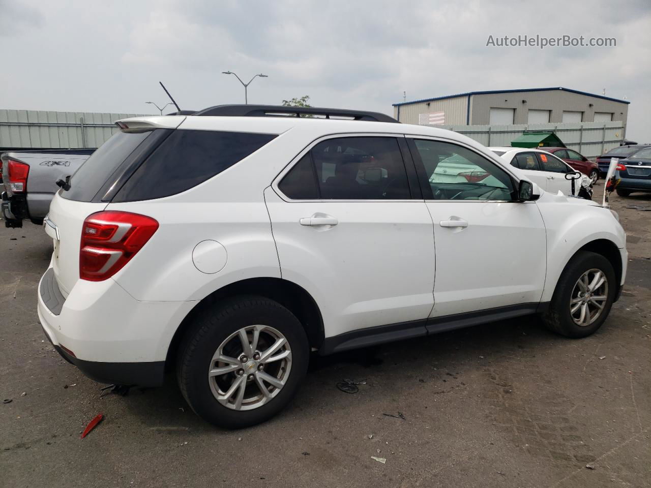 2017 Chevrolet Equinox Lt White vin: 2GNFLFEK1H6182767