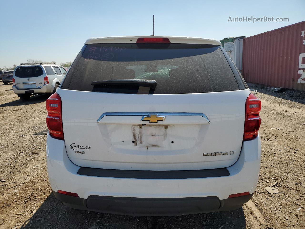 2016 Chevrolet Equinox Lt Белый vin: 2GNFLFEK2G6234566